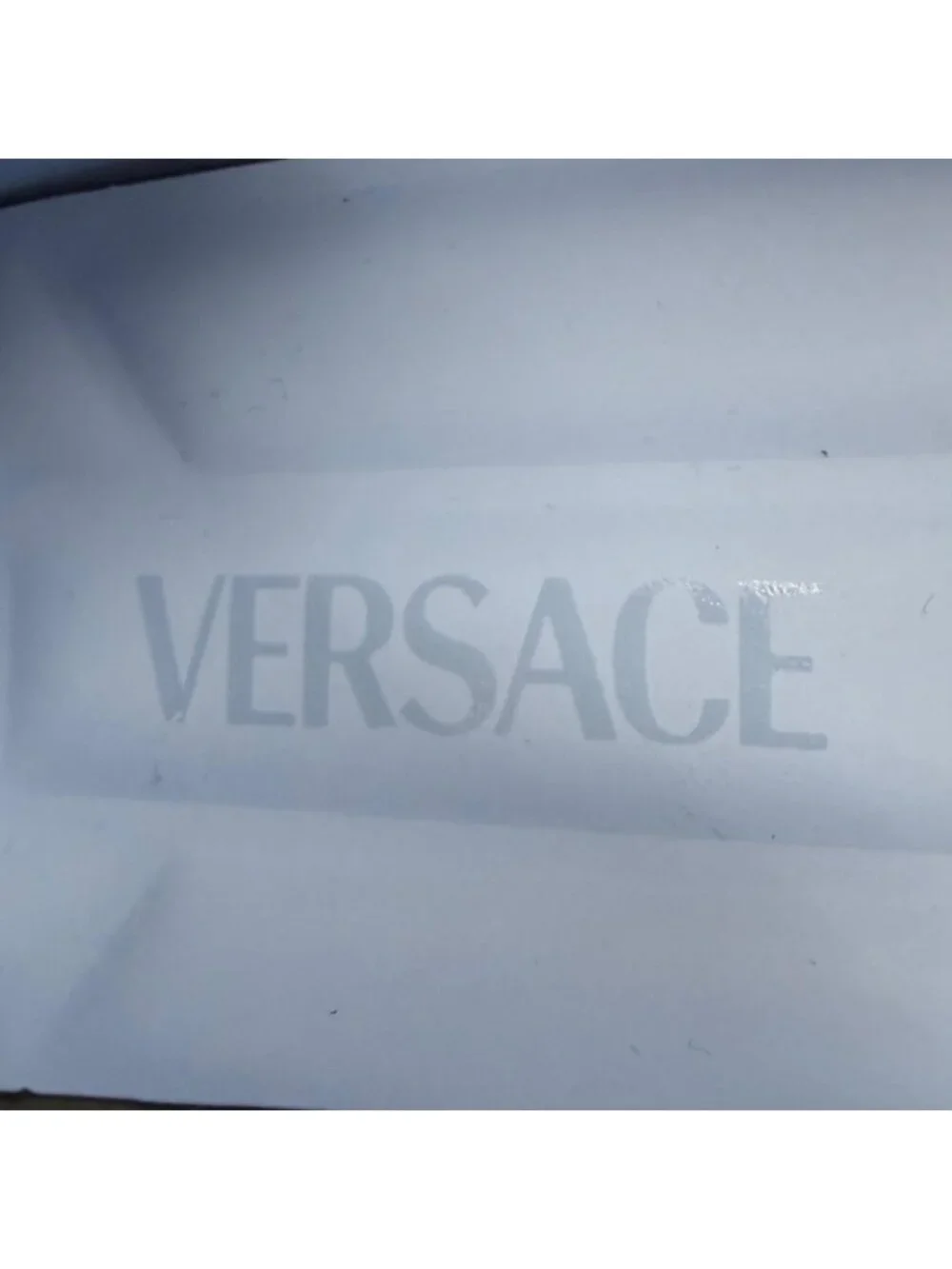 Versace Villa Leather Logo with Driving Shoes Slippon Black